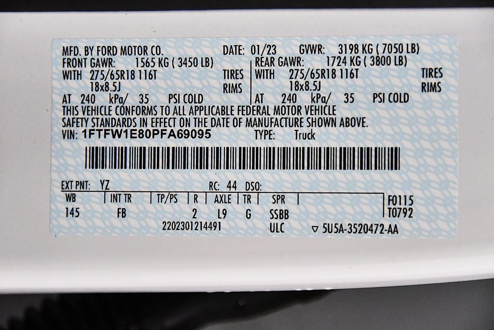 2023 Ford F-150 XLT Sport 5-1/2' Box
