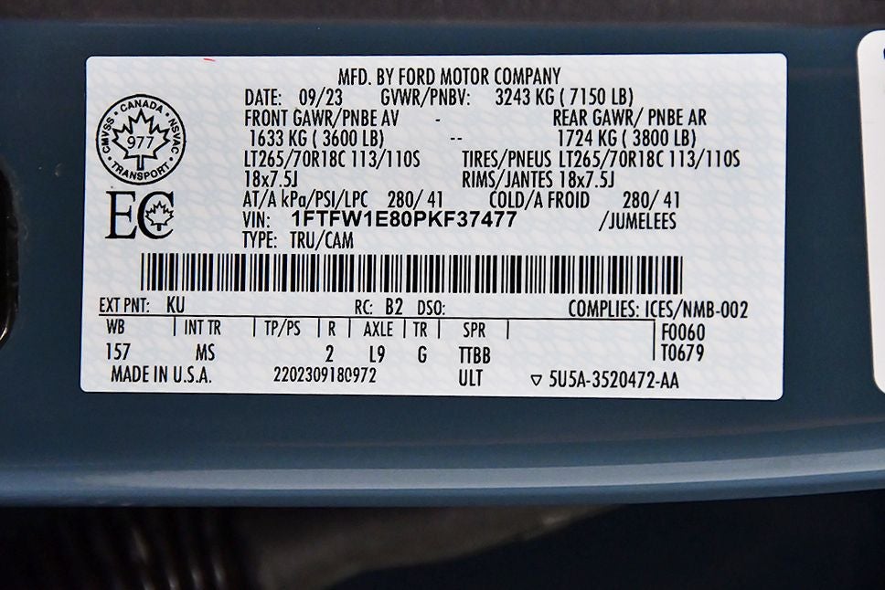 2023 Ford F-150 XLT XTR 6-1/2' Box