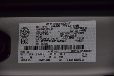 2023 Ford F-150 XLT Sport 5-1.2' Box