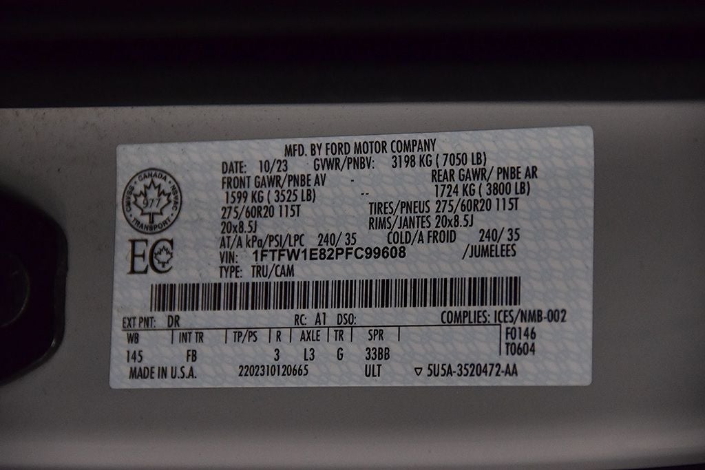 2023 Ford F-150 XLT Sport 5-1.2' Box