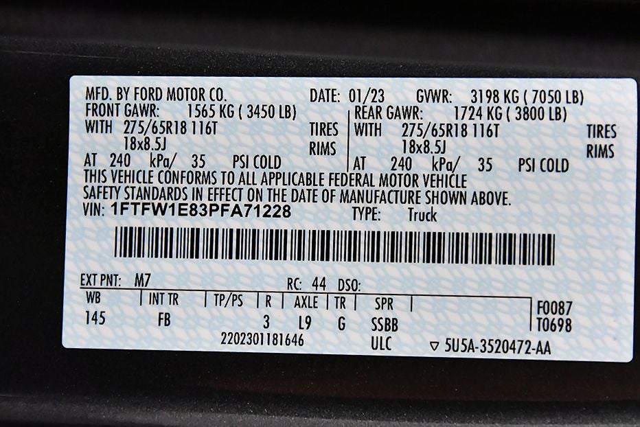 2023 Ford F-150 XLT Sport 5-1/2' Box