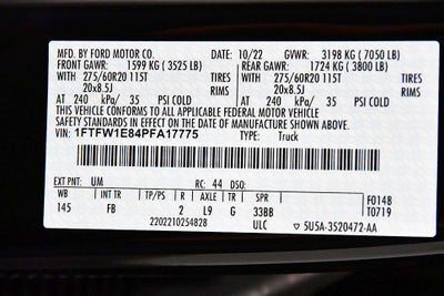 2023 Ford F-150 XLT Sport 5-1/2' Box