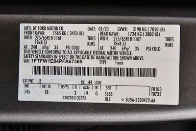 2023 Ford F-150 XLT Sport 5-1/2' Box