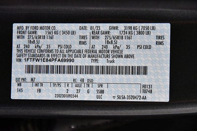 2023 Ford F-150 XLT Sport 5-1/2' Box