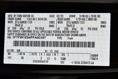 2023 Ford F-150 XLT Sport 5-1/2' Box