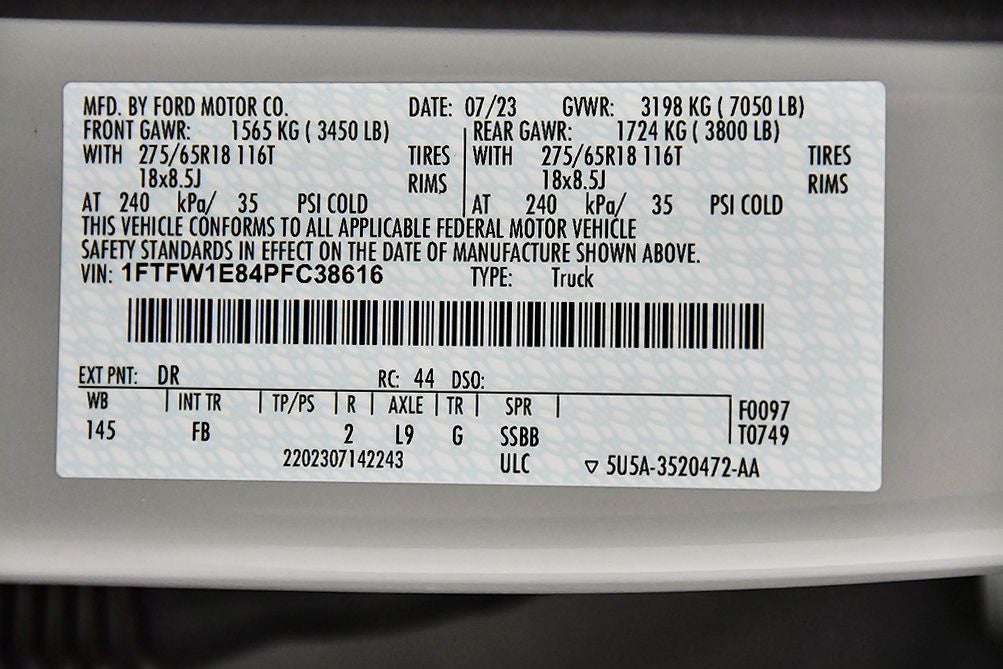 2023 Ford F-150 XLT Sport 5-1/2' Box