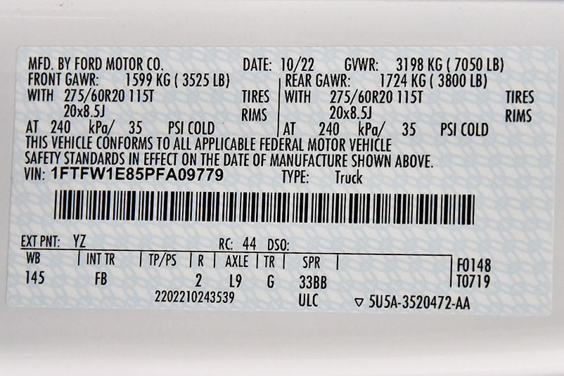 2023 Ford F-150 XLT Sport 5-1/2' Box