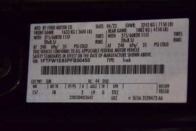 2023 Ford F-150 XLT Sport 6-1/2' Box