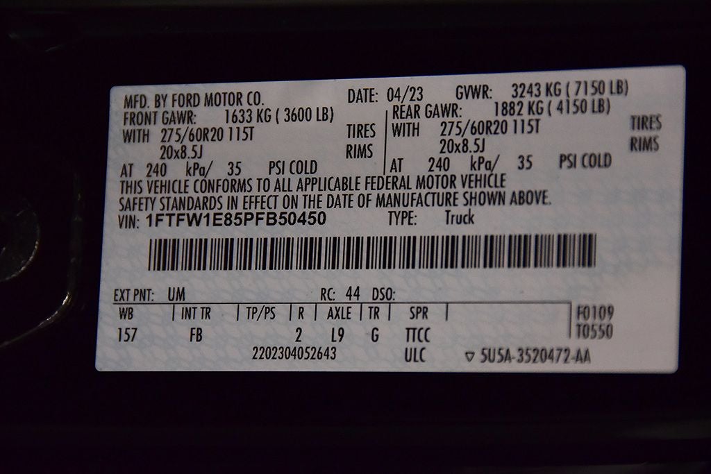 2023 Ford F-150 XLT Sport 6-1/2' Box