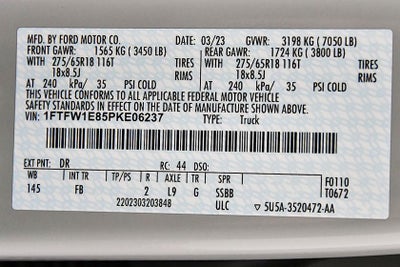 2023 Ford F-150 XLT Sport 5-1/2' Box
