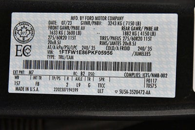 2023 Ford F-150 XLT Sport 5-1/2' Box