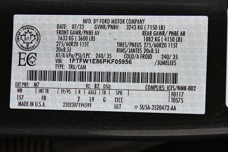2023 Ford F-150 XLT Sport 5-1/2' Box