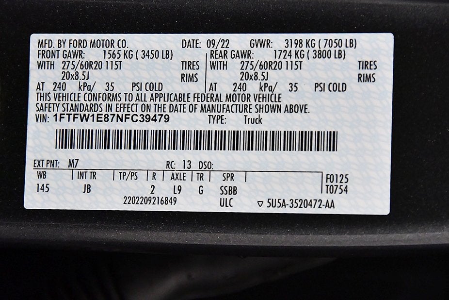 2022 Ford F-150 XL STX 5-1/2' Box