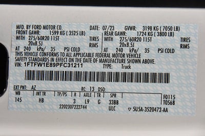 2023 Ford F-150 Lariat Sport 5-1/2' Box
