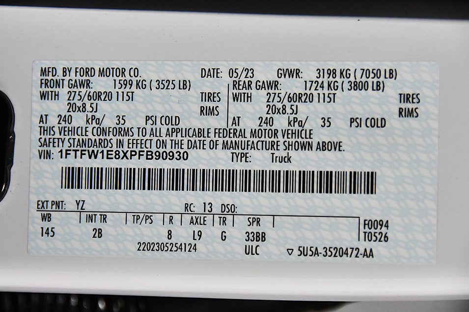 2023 Ford F-150 Lariat Sport 5-1/2' Box