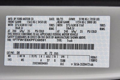 2023 Ford F-150 XLT 5-1/2' Box