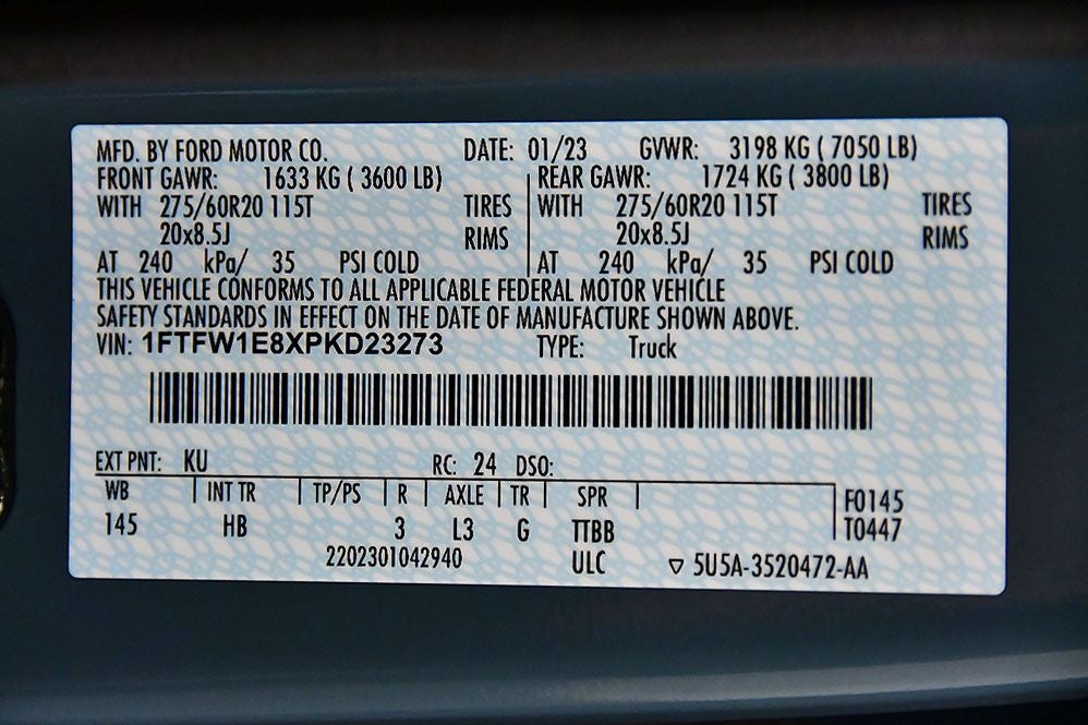 2023 Ford F-150 Lariat 5-1/2' Box