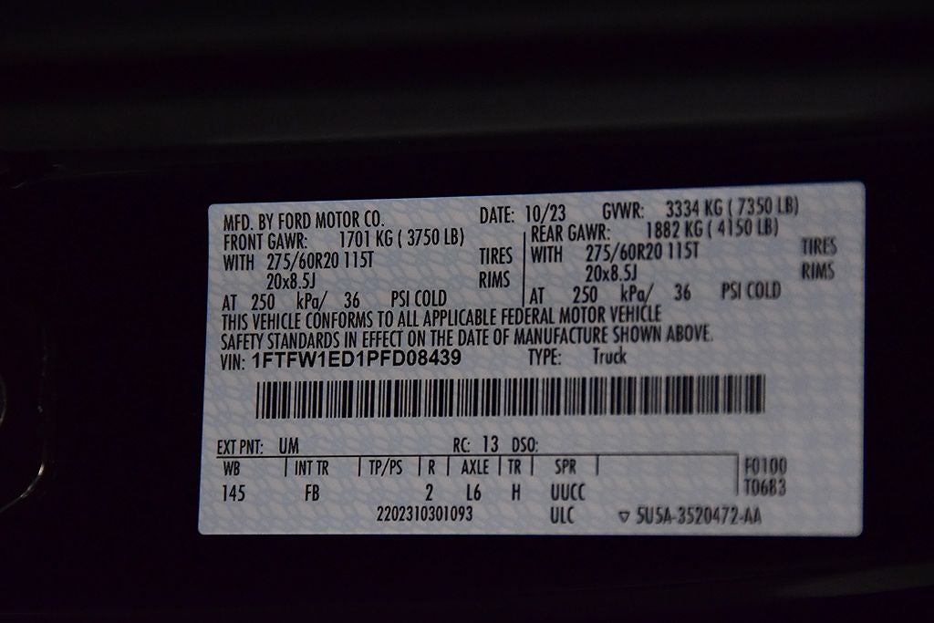2023 Ford F-150 XLT Sport 5-1/2' Box