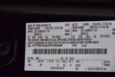 2023 Ford F-150 XLT Sport 5-1/2' Box