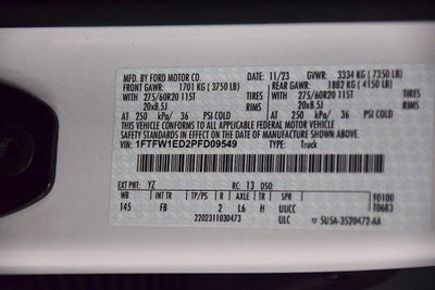 2023 Ford F-150 XLT Sport 5-1/2'Box