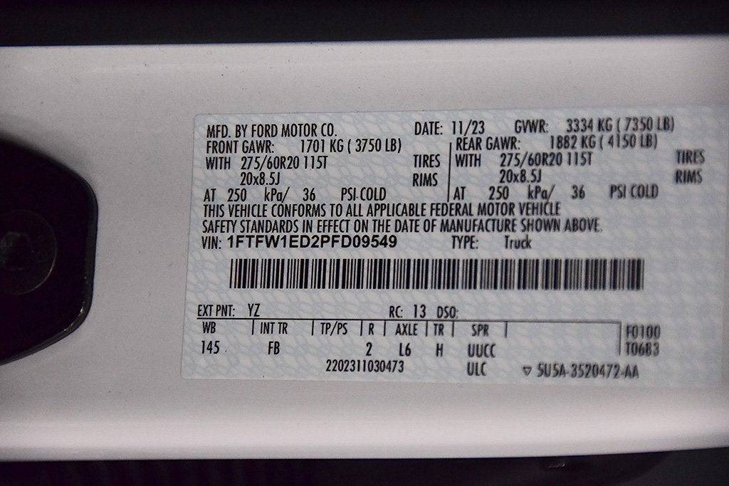 2023 Ford F-150 XLT Sport 5-1/2'Box