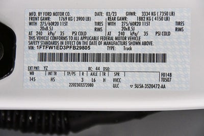 2023 Ford F-150 Lariat 5-1/2' Box