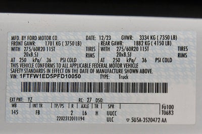 2023 Ford F-150 XLT Sport 5-1/2' Box