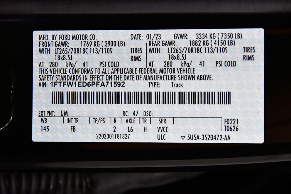 2023 Ford F-150 XLT Sport 5-1/2' Box