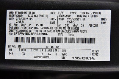 2023 Ford F-150 Limited 5-1/2' Box