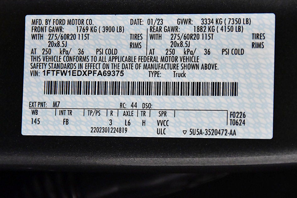 2023 Ford F-150 XLT Sport 5-1/2' Box