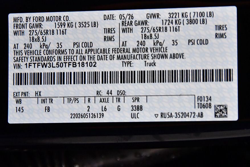2026 Ford F-150 XLT 5-1/2' Box