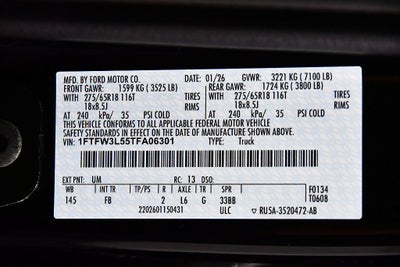 2026 Ford F-150 XLT 5-1/2' Box