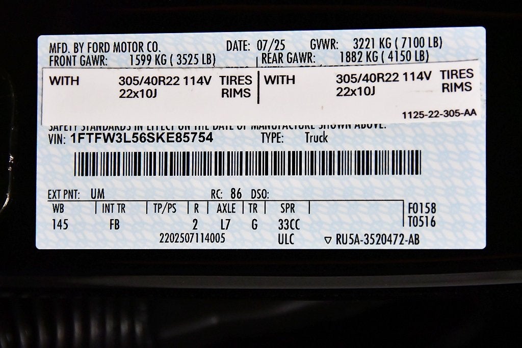 2025 Ford F-150 XLT Sport 5-1/2' Box