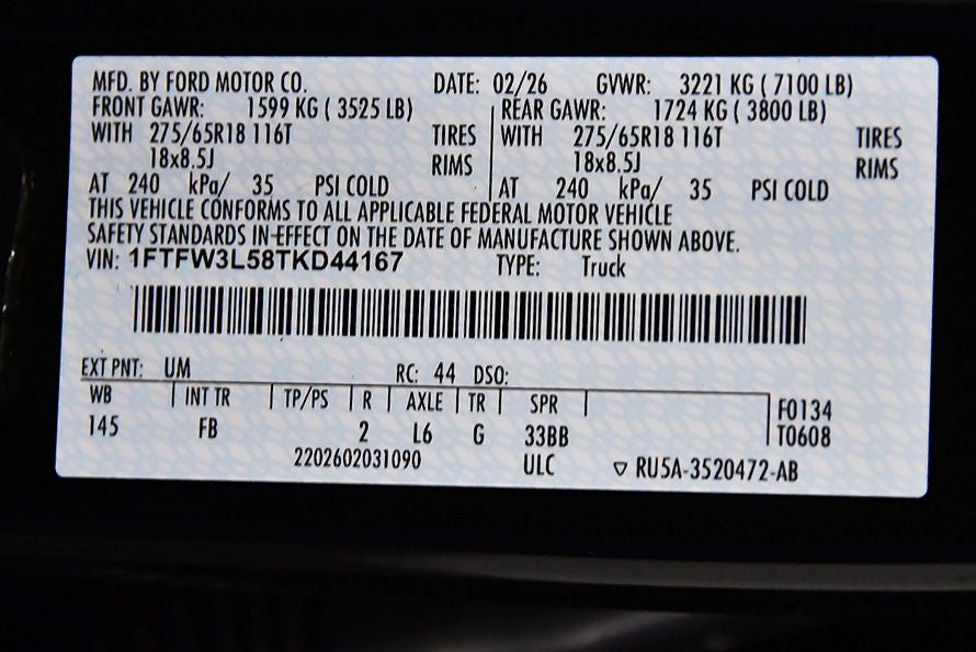 2026 Ford F-150 XLT 5-1/2' Box