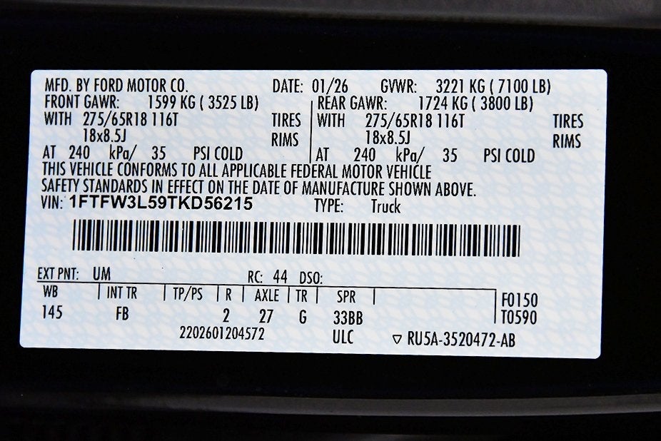 2026 Ford F-150 XLT 5-1/2' Box