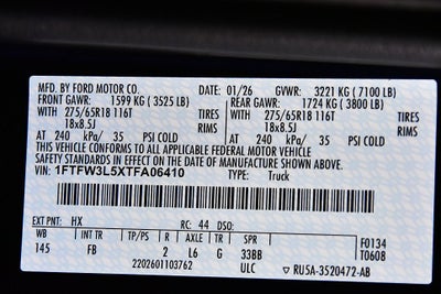 2026 Ford F-150 XLT 5-1/2' Box