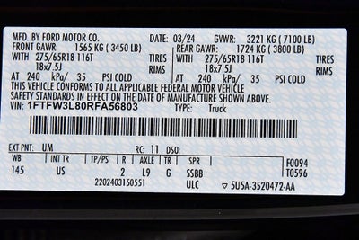 2024 Ford F-150 XLT 5-1/2' Box