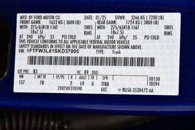 2025 Ford F-150 XLT 6-1/2' Box