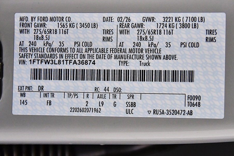 2026 Ford F-150 XLT 5-1/2' Box