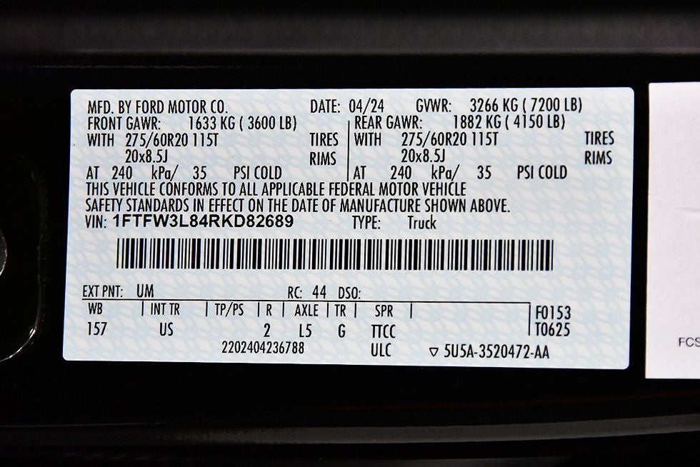 2024 Ford F-150 XLT 6-1/2' Box