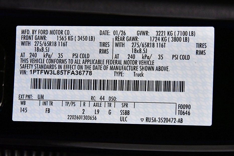 2026 Ford F-150 XLT 5-1/2' Box