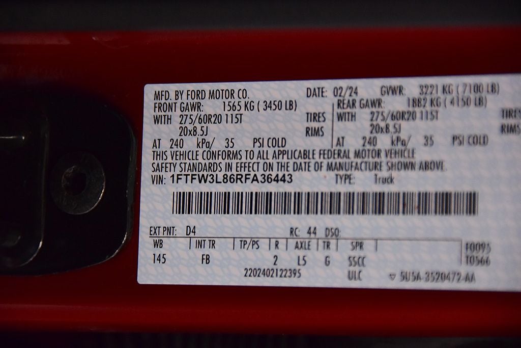 2024 Ford F-150 XLT 5-1/2' Box