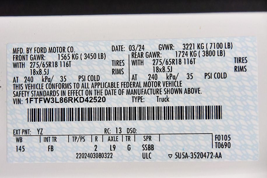 2024 Ford F-150 XLT 5-1/2' Box