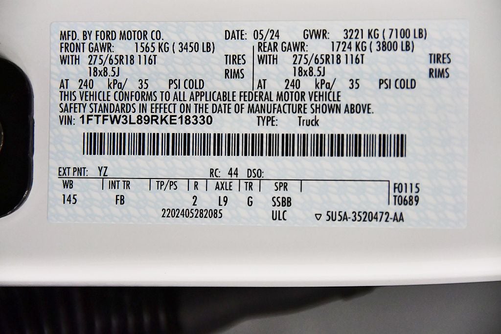 2024 Ford F-150 XLT 5-1/2' Box