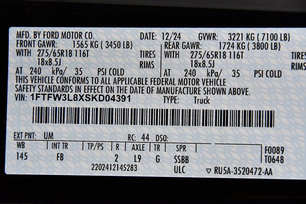 2025 Ford F-150 XLT 5-1/2' Box