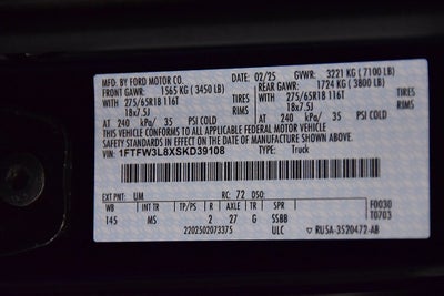 2025 Ford F-150 XLT 5-1/2' Box