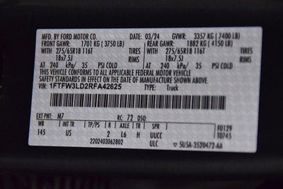 2024 Ford F-150 XLT 5-1/2' Box