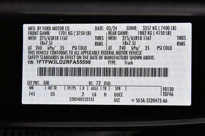 2024 Ford F-150 XLT 5-1/2' Box