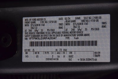 2024 Ford F-150 XLT 5-1/2' Box