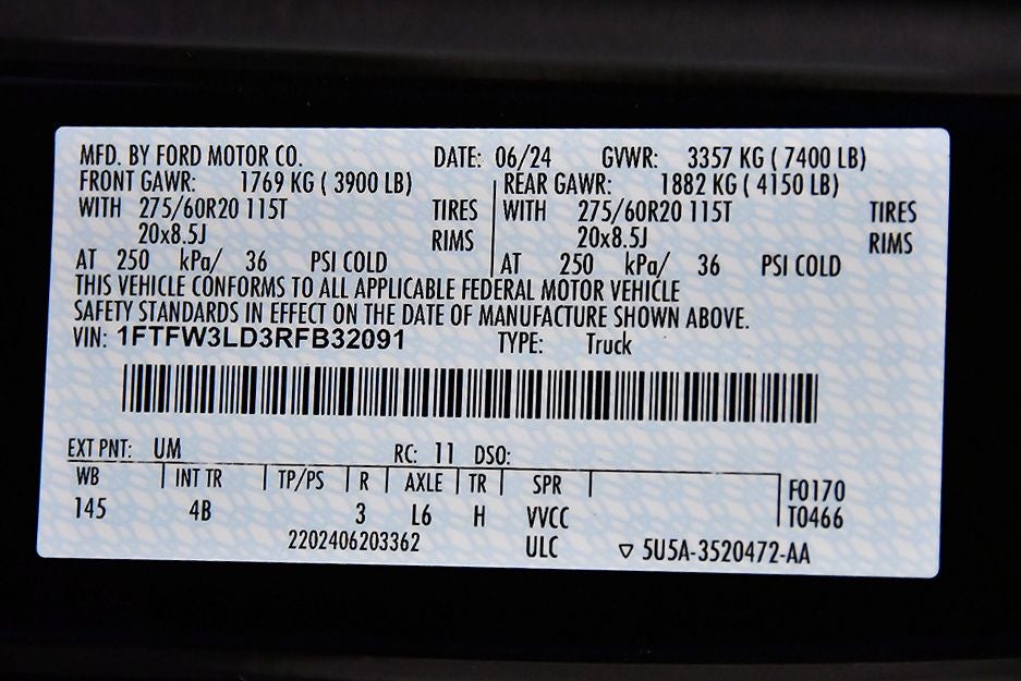 2024 Ford F-150 XLT 5-1/2' Box